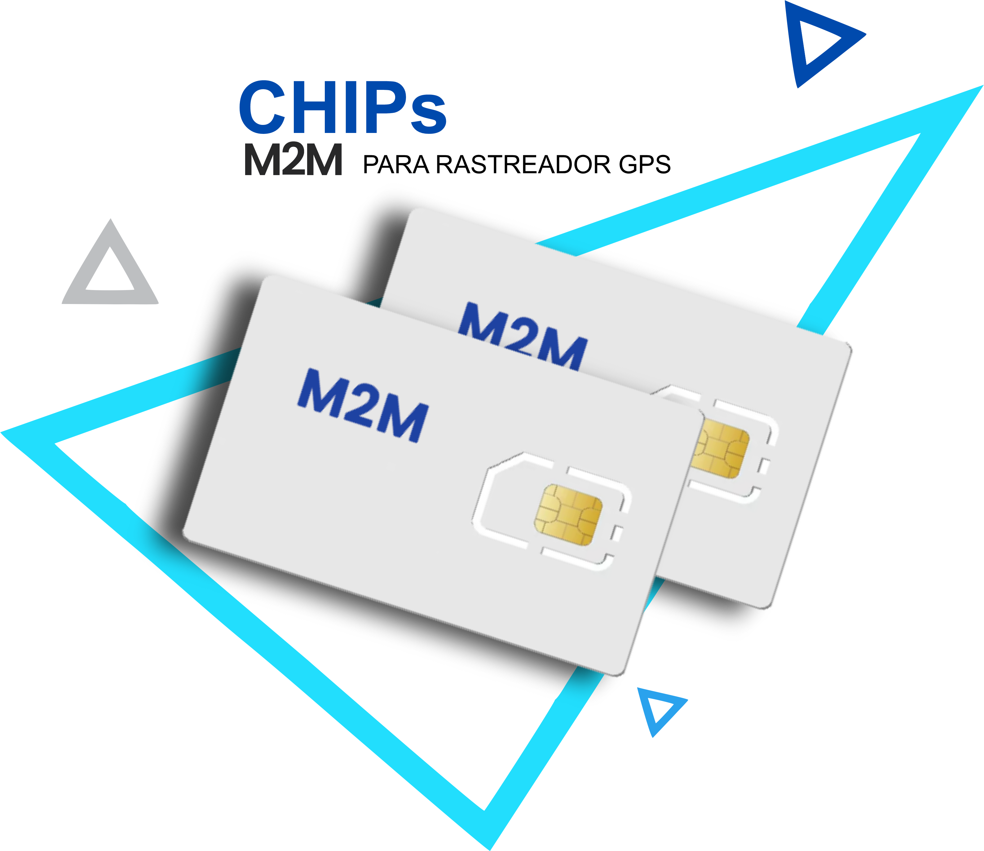 Chip M2M WGPS para rastreadores